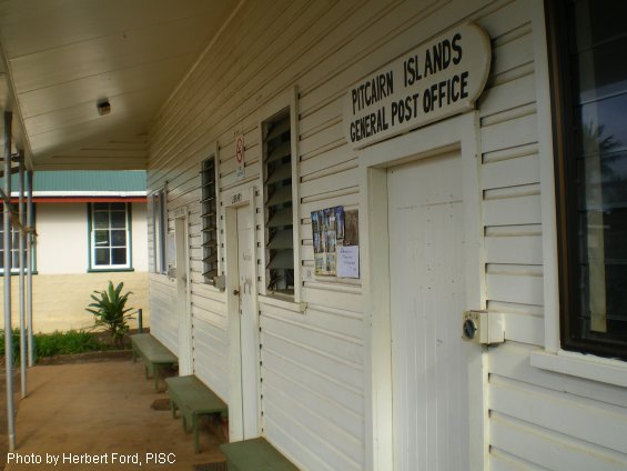 Pitcairn's post office and general store