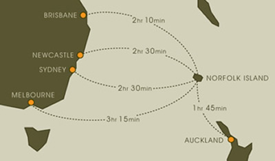 Norfolk Island Map