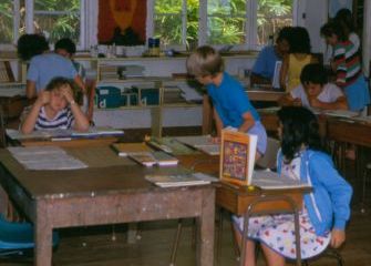 Pitcairn Island students