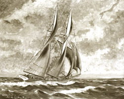 Ship Pitcairn: artist concept
